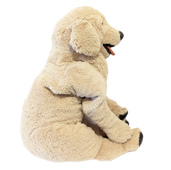 IKEA Gosig Big Golden retriever dog plush 27” - Picture 3 of 7